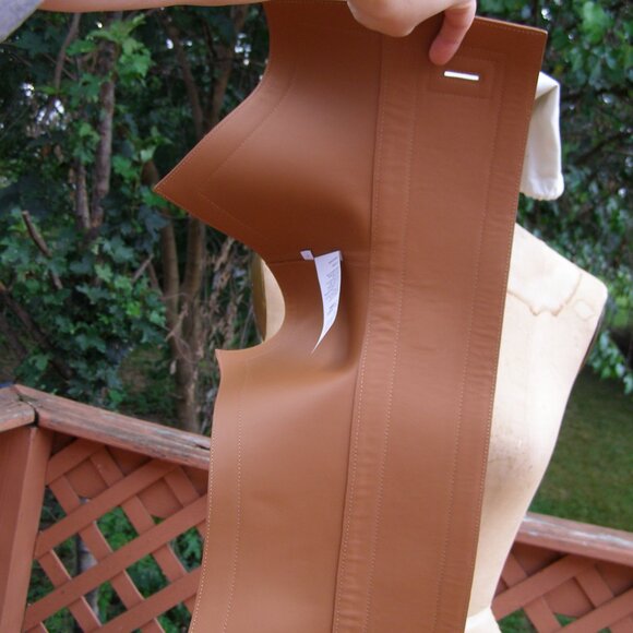 RARE NWT LOEWE Tan Canvas & Leather Obi Belt - Picture 14 of 15